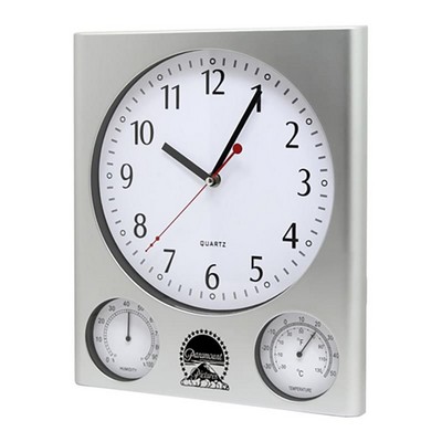 Weather Station Wall Clock