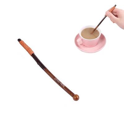 Wooden Coffee Tea Stick