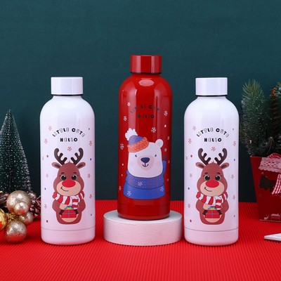 Small Mouth Outdoor Portable Mountaineering Christmas Bottle