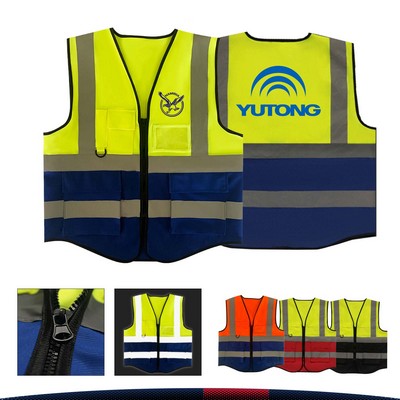 Dual Color Reflective Safety Vest