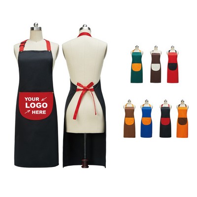 Bib Apron With Pocket