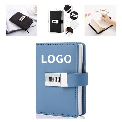 4 inch x 5.8 Inch A7 Mini Pocket Lock Journal Planner Organizer