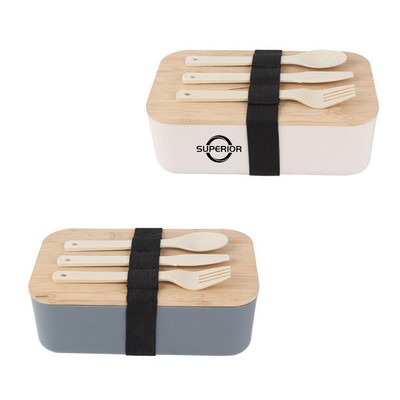 Wheat Straw Bento Box Set