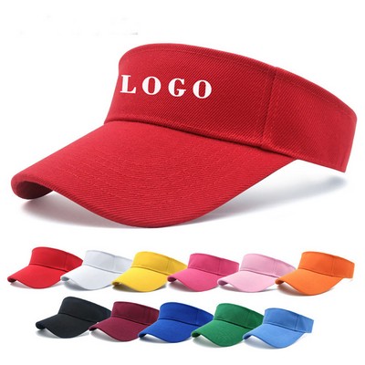 Cotton Cap Sun Visor