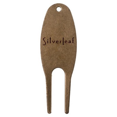 Metal Divot Tool - Large Oval Style - Die Struck Logo