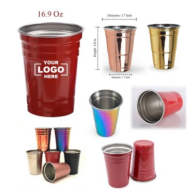 Stainless Steel Beer Pong Cups