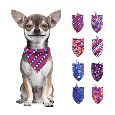 Plaid Pet Triangle Bandana