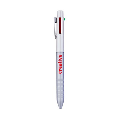 4-Color Retractable Metal Gel Pen