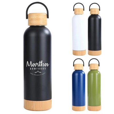 17oz Bamboo Vacuum Bottle