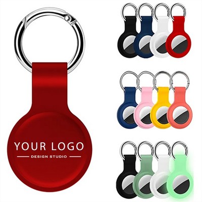 Silicone Keychain Tag Case Holder