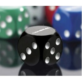 3/4" Custom Imprinted Loaded Dice