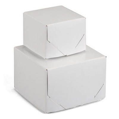 White 2 Piece Lock Corner Box (20"x14"x2")