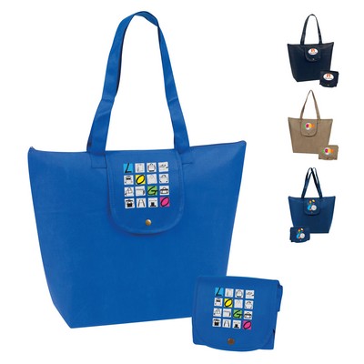 "eGreen" Fold-Up Tote Bag