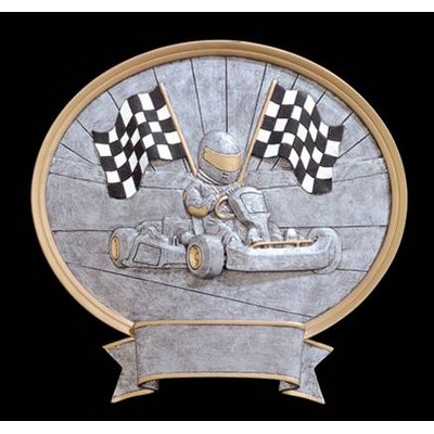 Go-Kart, Oval Legend Plates - 8"