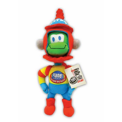 Custom Plush Auto Dealer Martian Mascot w/ Hang Tag