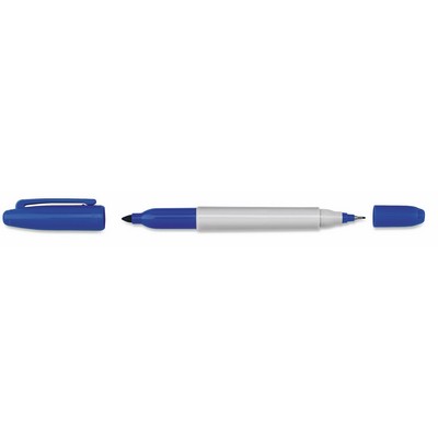 Sharpie Twin Tip Blue Permanent Marker