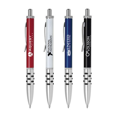 Click Action Aluminum Ballpoint Pen