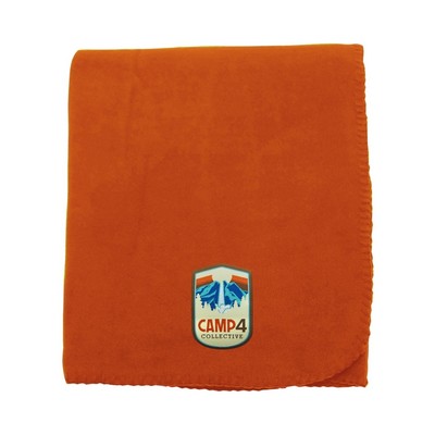 Fleece Blanket w/ Woven Patch