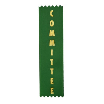 Stock Pinked End Ribbon (1 5/8"x6") - Committee