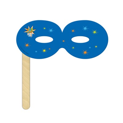 Digital Printed Round Mask on a Stick