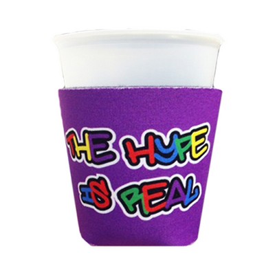 Premium Full Color Dye Sublimation Foam 12 Oz. Solo-Style Cup Insulator