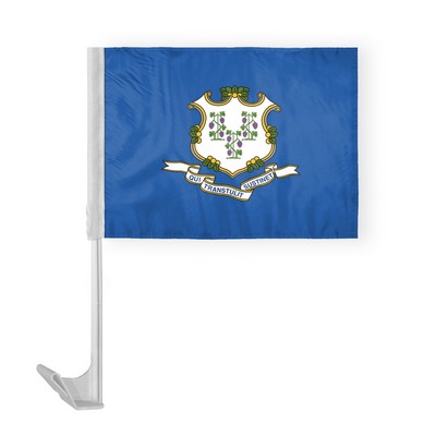 Connecticut Car Flags 12x16 inch