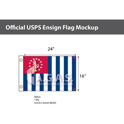 USPS Yacht Ensign Deluxe Flags 16x24 inch