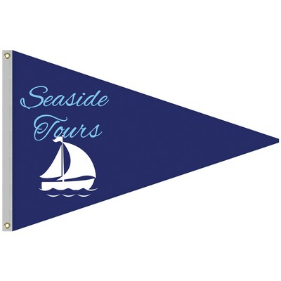 4' x 6' Single Reverse Knit Polyester Pennant