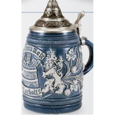 Custom Blue Beer Stein Mug