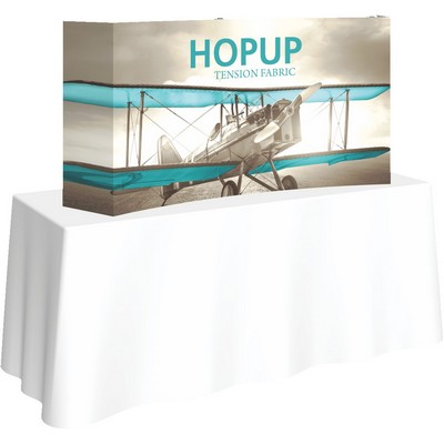 Hopup™ 5.5ft Curved Tabletop Display & Full Fitted Graphics