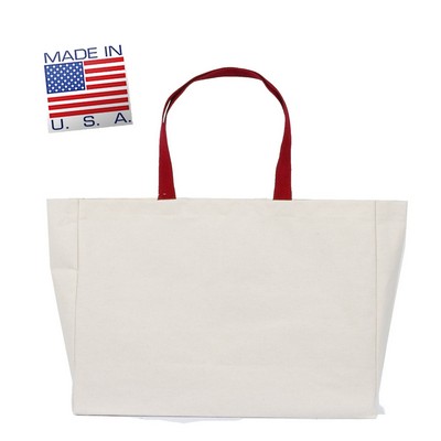 Structured Tote Bag Lrg- Heavy Canvas