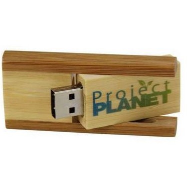 2 Tone Wood Twister 8 GB USB Drive