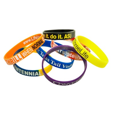 Silicone Wristband 1" -- OVERSEAS PRODUCTION