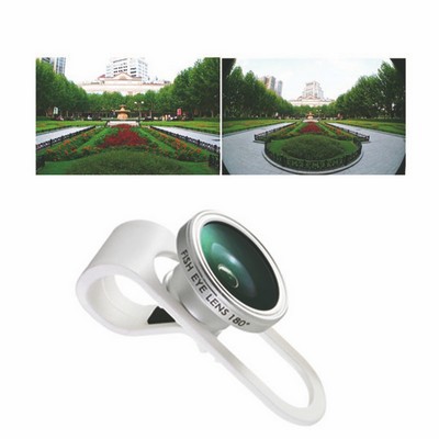 180degree Fish Eye Lens W/Clip For Mobile