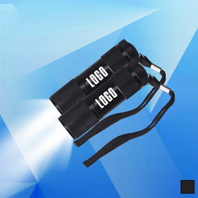 Aluminum 9 LED Flashlight