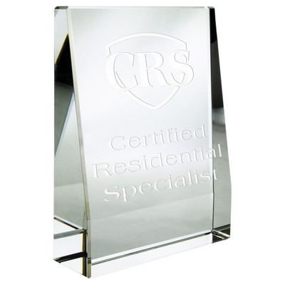 5" x 7" Optical Crystal Ascent Award