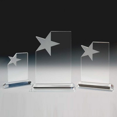 Star Optical Crystal Award/Trophy 8"H