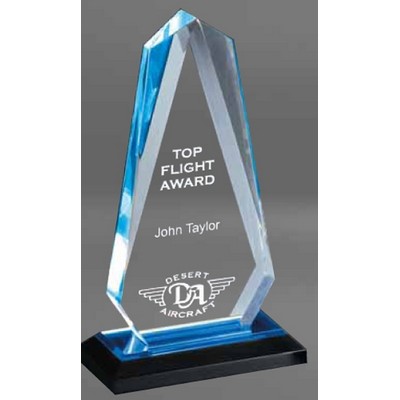 Large Blue Reflection Series Acrylic Arrowhead Award