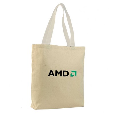 Promo Canvas Tote with White Colored Handles (Printed)