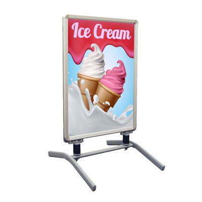 Ice Cream Pre Printed Springster™ L Snap Frame Multicolor