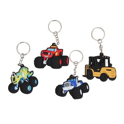 Truck Shape Soft PVC Customized Keychain