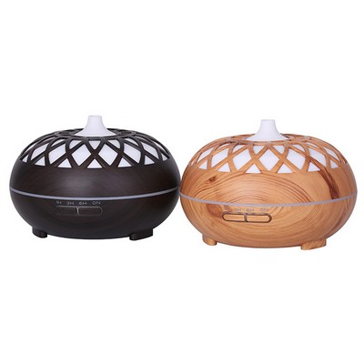 500 ml Wood Grain Hollow Humidifier