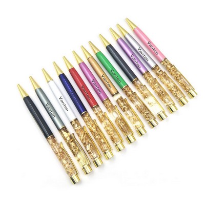 Gold Foil Ballpoint Pen