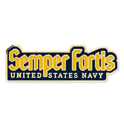 Officially Licensed U.S. Navy Semper Fortis Pin