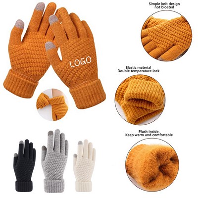 Winter Knitted Gloves