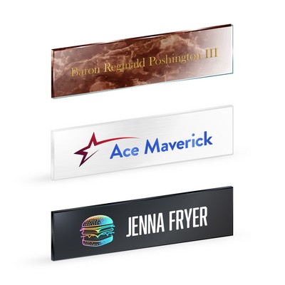 Acrylic Nameplates - 2"x10" (Full Color)