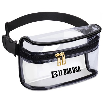 Waterproof Clear Fanny Waist Pack With Adjustable Strap