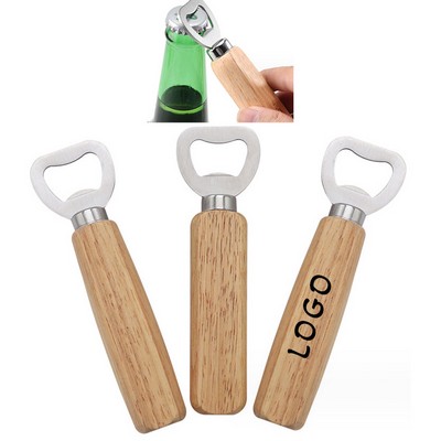 Wooden Handle Bottle Opener