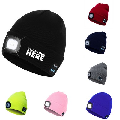 Bluetooth Beanie with Light