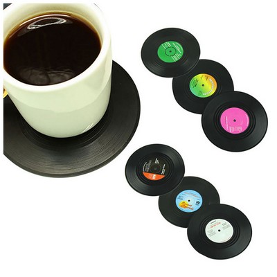 Vinyl Record Disk Coasters